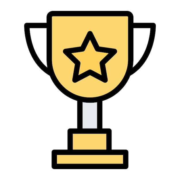 Vector Icon Design Illustratie Trofee
