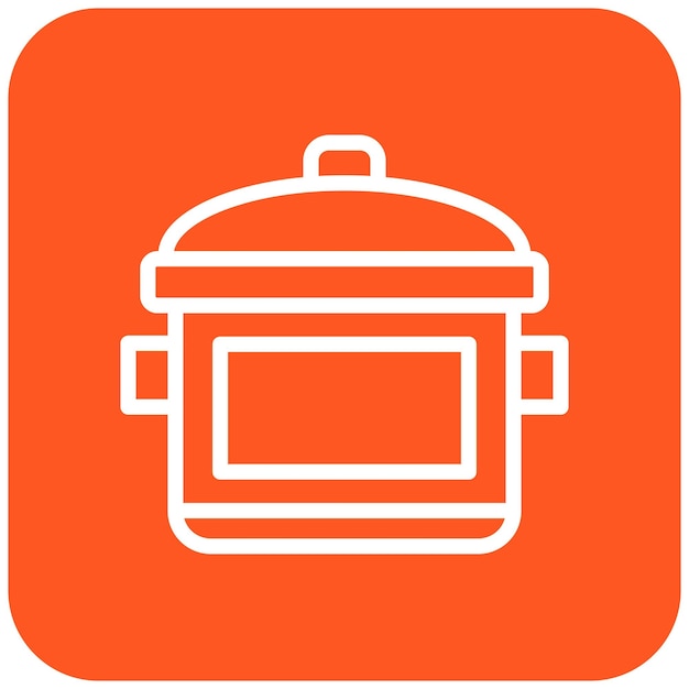 Vector Icon Design Illustratie van de kookpot