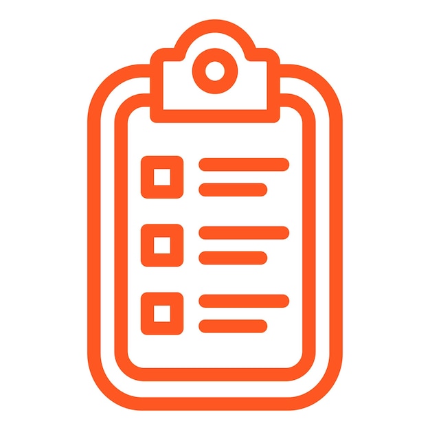 Vector Icon Design Illustratie van het klembord