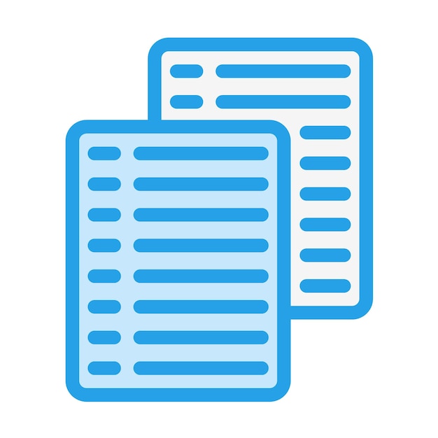 Vector Icon Design Illustratie van Papers