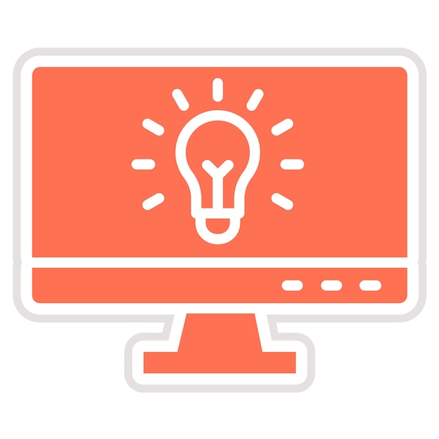 Vector Icon Ontwerp Idee Illustratie