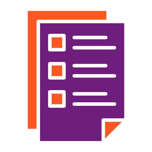 Vector Icon Ontwerp Illustratie Document