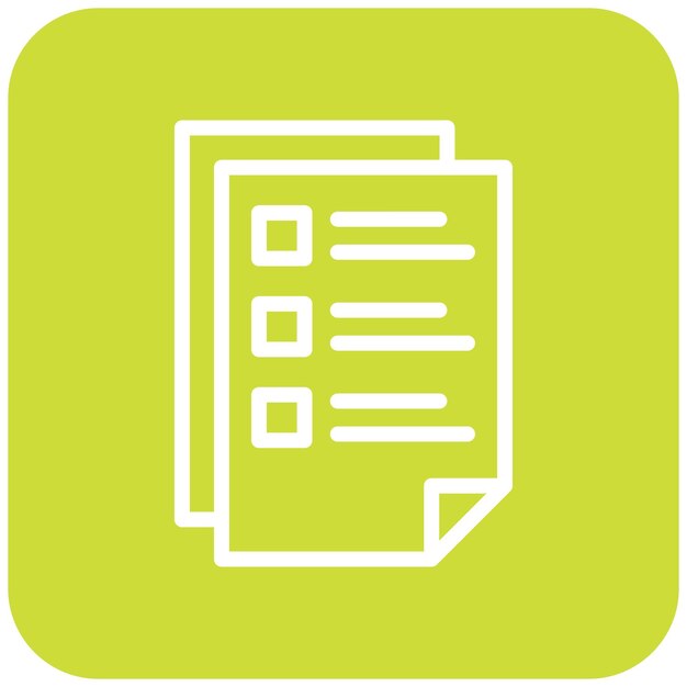 Vector Icon Ontwerp Illustratie Document