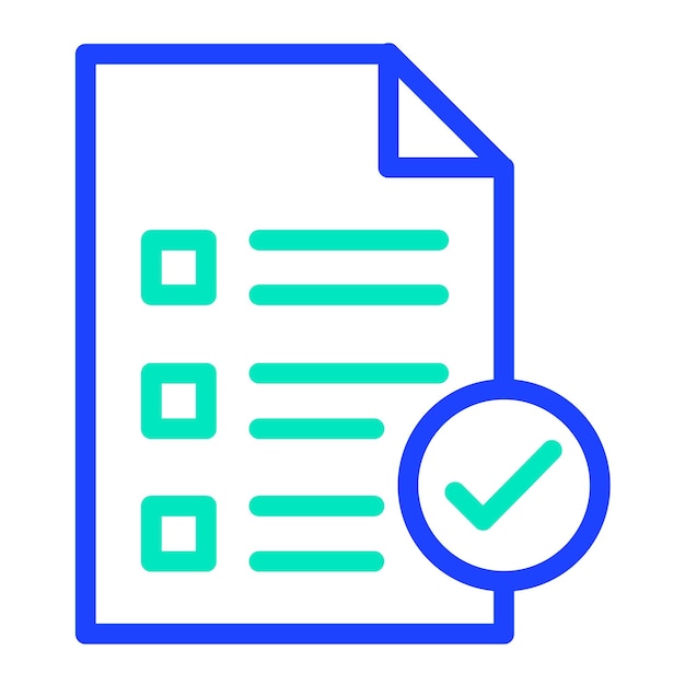 Vector Icon Ontwerp Illustratie Document