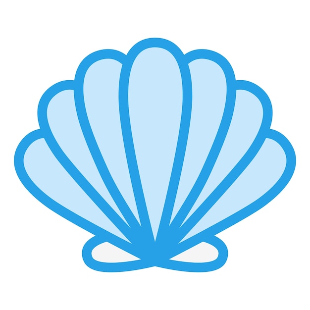 Vector Icon Ontwerp Shell Illustratie