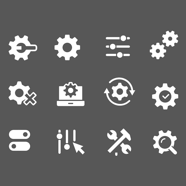 ベクトルアイコンのコレクション