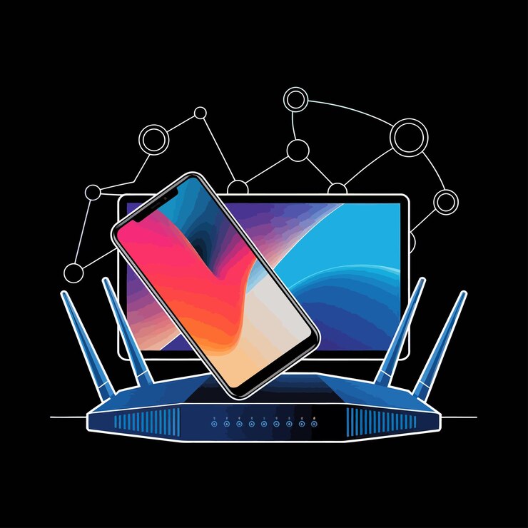 Vector vector icons electronic devices televisions mobile phonestablets i phones communication