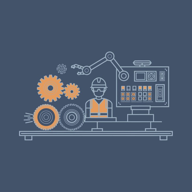 Vector vector icons representing home fix and factory maintenance gas and electricity maintenance