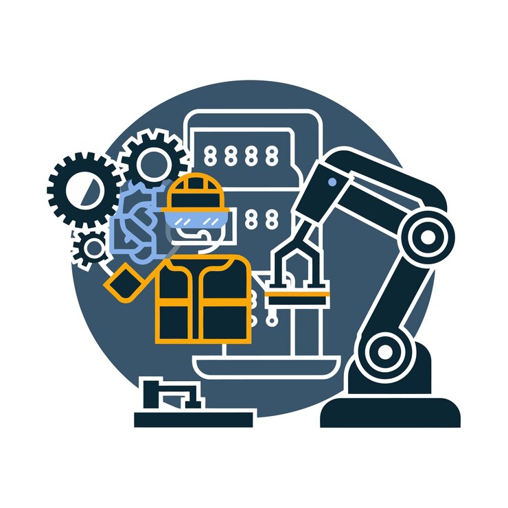 Vector vector icons representing home fix and factory maintenance gas and electricity maintenance