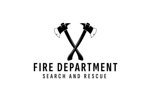 Vector vector icoon illustratie van het brandweer logo