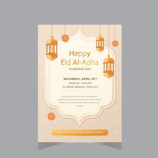 vector iftar party uitnodiging met gouden moskee pakket van ramadan banners met goeden moskeeën ramadan