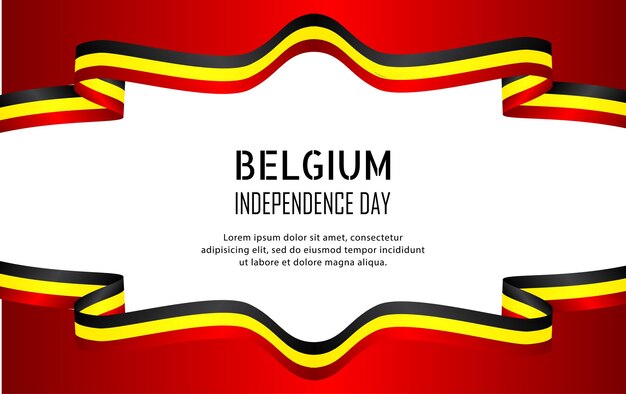 Vector illustratie. achtergrond belgische nationale feestdag van 21 juli. fijne onafhankelijkheidsdag. ontwerpen voor posters, achtergrond