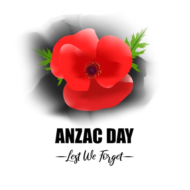 Vector illustratie concept van Anzac Day banner