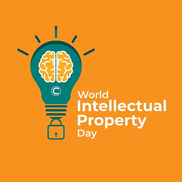 Vector illustratie concept van World Intellectual Property Day