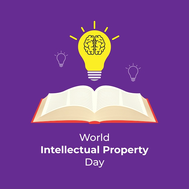 Vector illustratie concept van World Intellectual Property Day