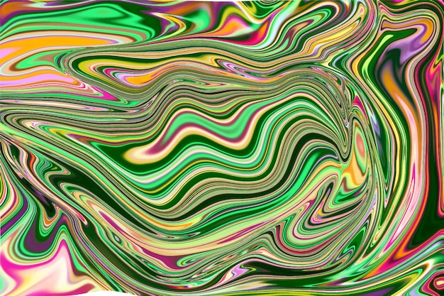 Vector illustratie Moderne kleurrijke stroom achtergrond prachtige groene patroon achtergrond