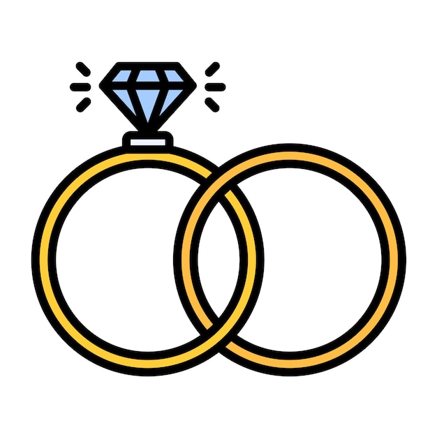Vector illustratie stijl ringen