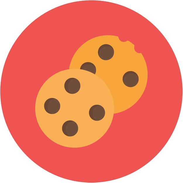 Vector illustratie stijl van cookie