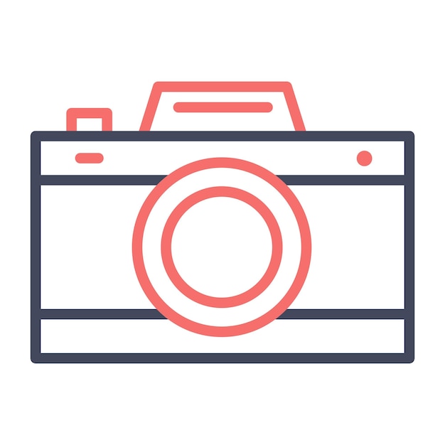 Vector illustratie stijl van de camera