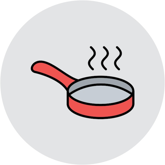 Vector illustratie stijl van de pan