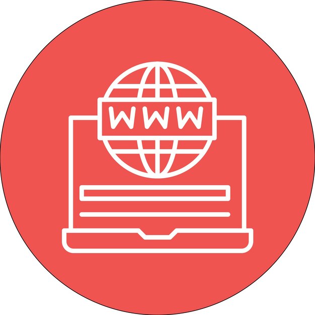 Vector illustratie stijl van de website