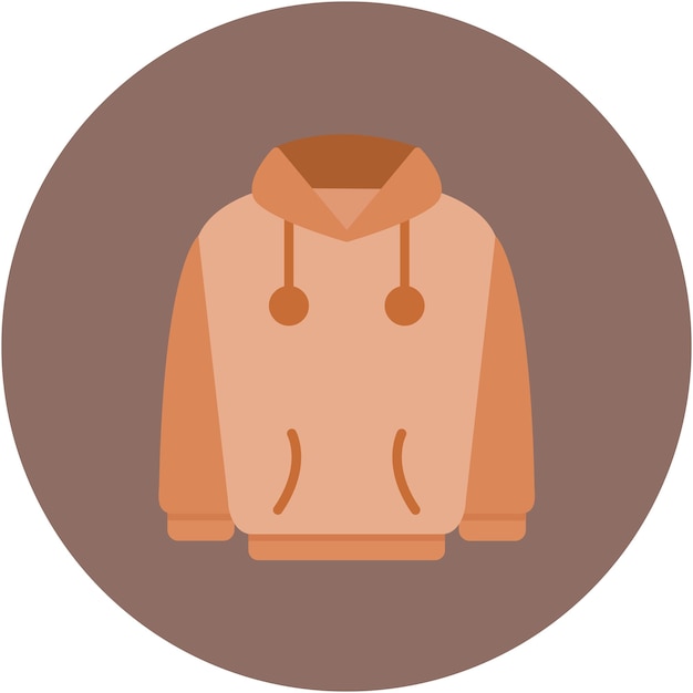 Vector illustratie stijl van hoodie