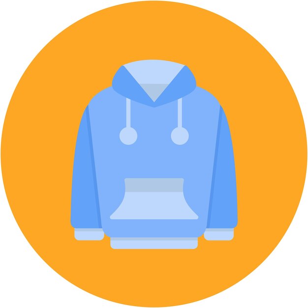 Vector illustratie stijl van hoodie