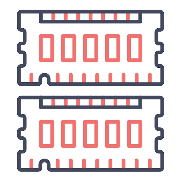 Vector illustratie stijl van RAM