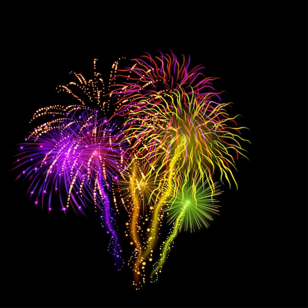 Vector illustratie van fireworks