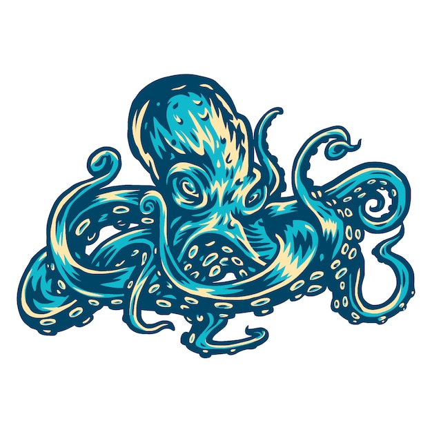 Vector illustratie van octopus