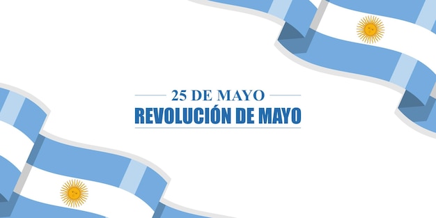 Vector vector illustration of 25 de mayo revolucion de mayo