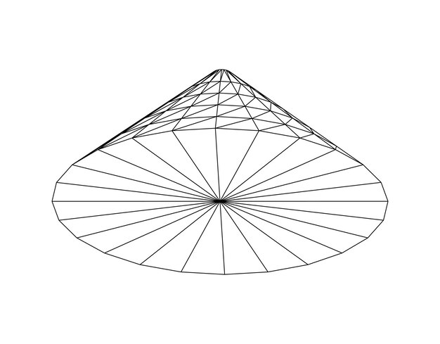 Vector vector illustration of 3d figure
