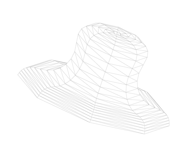 vector illustration of 3d figure