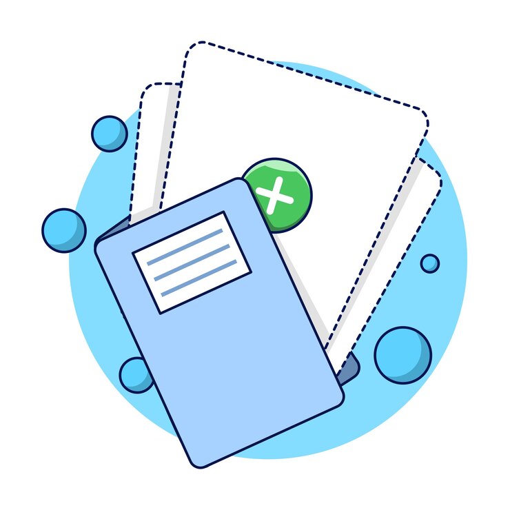 Vector vector illustration about concept of drag and drop documents or files