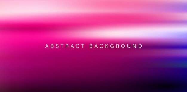 Vector illustration Abstract blurred gradient mesh background Colorful smooth banner templates