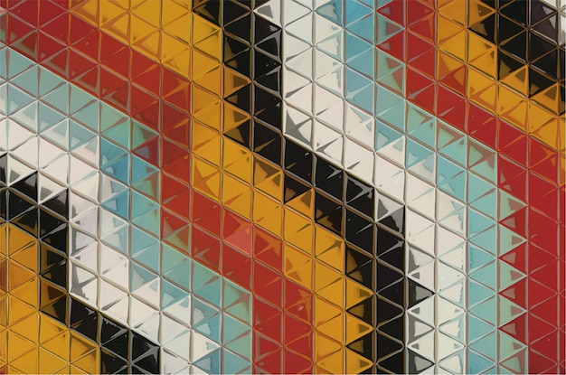 Illustrazione vettoriale di sfondo astratto vitrage motivo decorativo in vetro colorato per volantini e brochure di copertina di poster di design