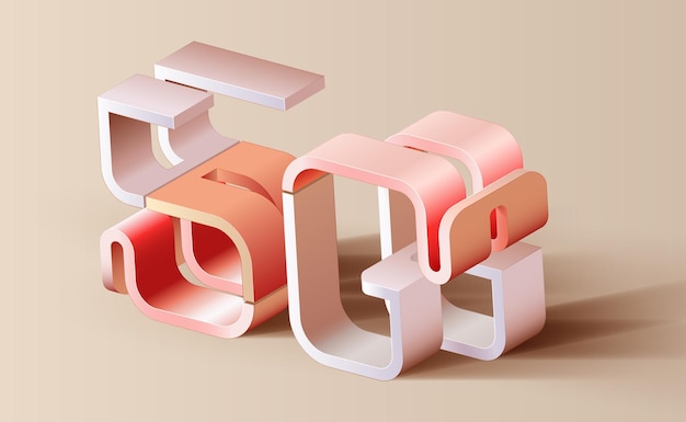 Vector illustration of advertising of modern communication technologies in the form of a logo made