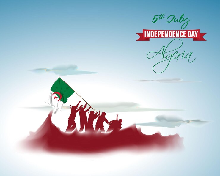 Vector illustration for Algeria Independence Day