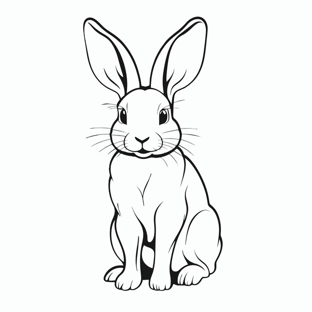 Vector vector illustration animal outline design