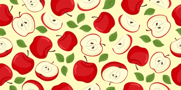 Vector vector illustration of apple
