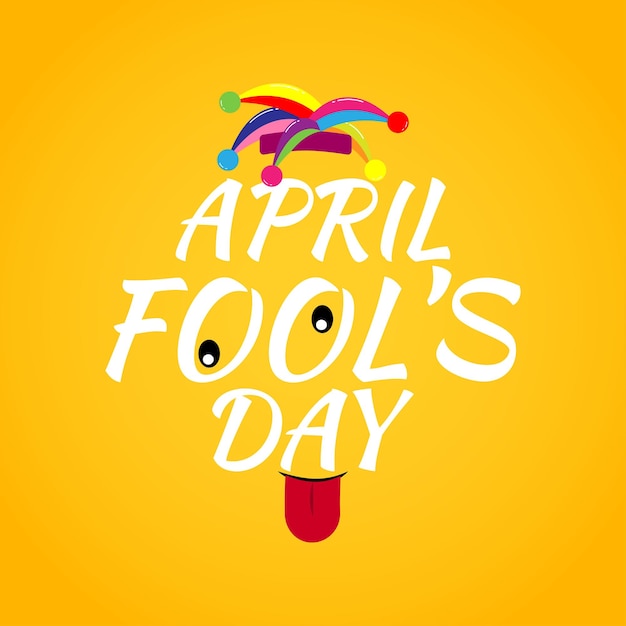 Vector illustration for april fool's day