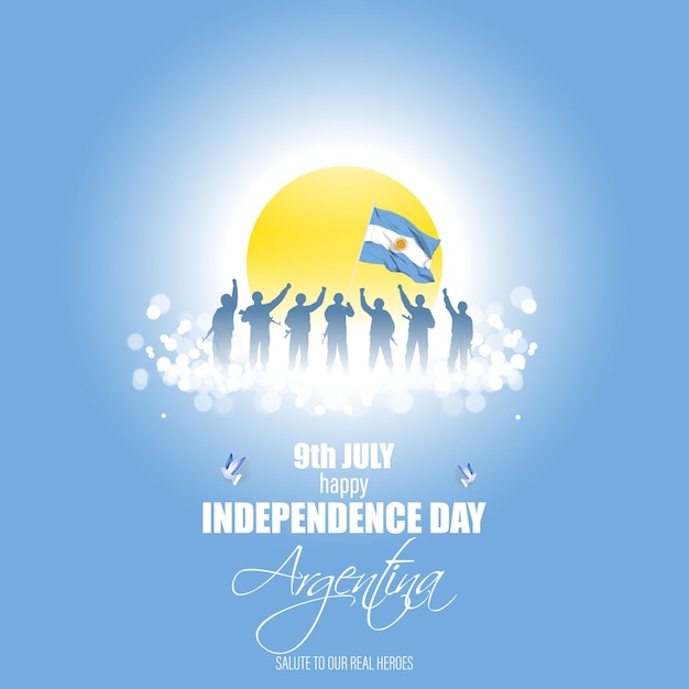 Vector illustration for Argentina Independence Day