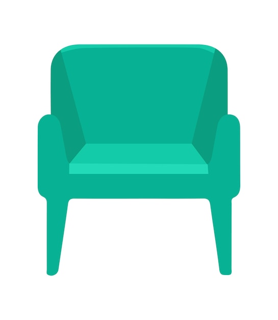 Vector illustration of armchair