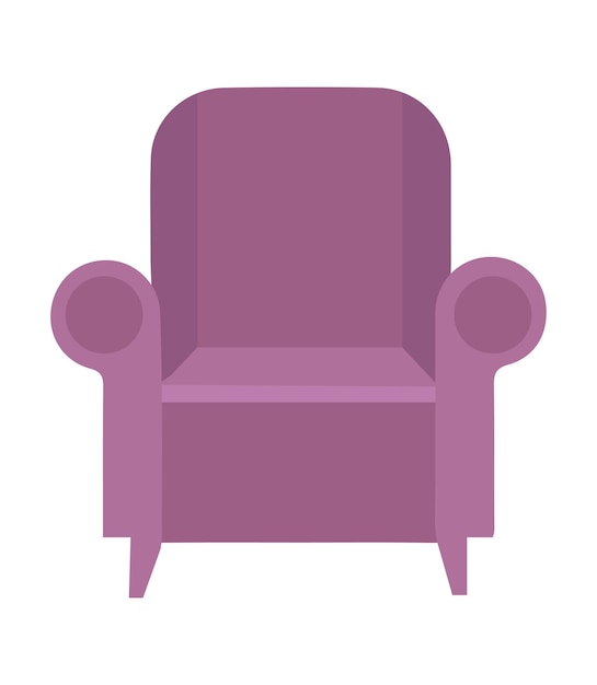 Векторная иллюстрация кресла