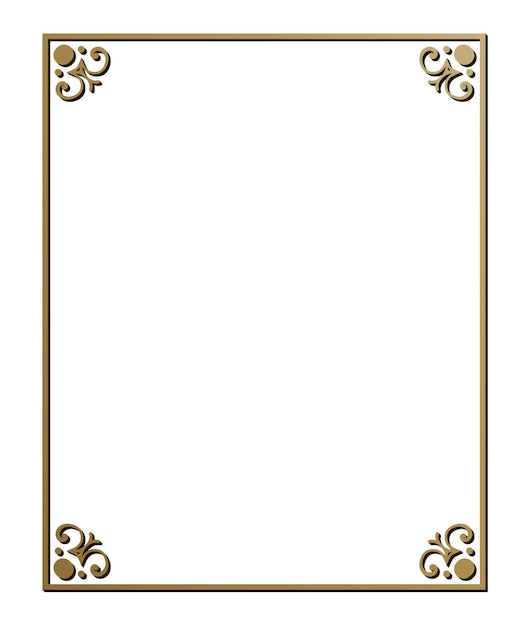 Vector illustration of art deco borders and frames. Creative pattern in the style of the 1920s for your design.