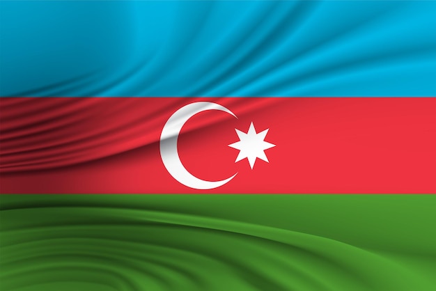 vector illustration of Azerbaijan flag sign symbol