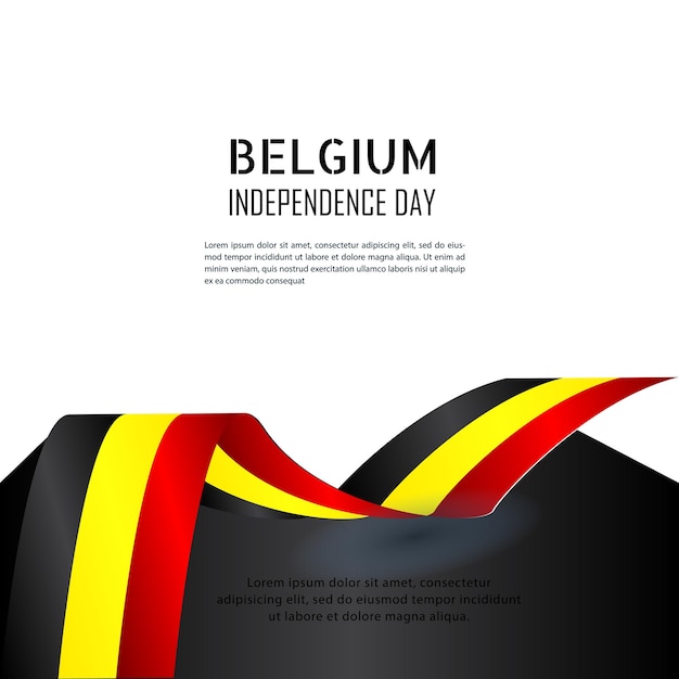 Векторная иллюстрация. фон бельгия национальный праздник 21 июля. с днем независимости. дизайн плакатов, фон