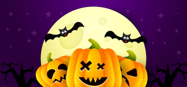 Vector illustration background Halloween