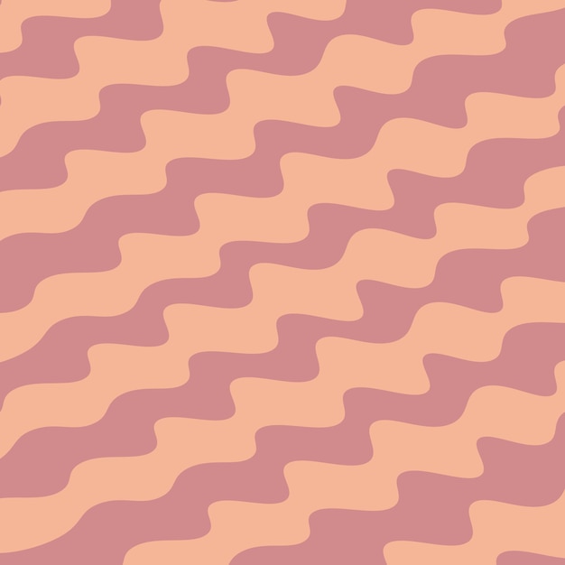 A vector illustration background of a pink and orange wavy pattern