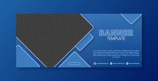 Vector illustration banner template